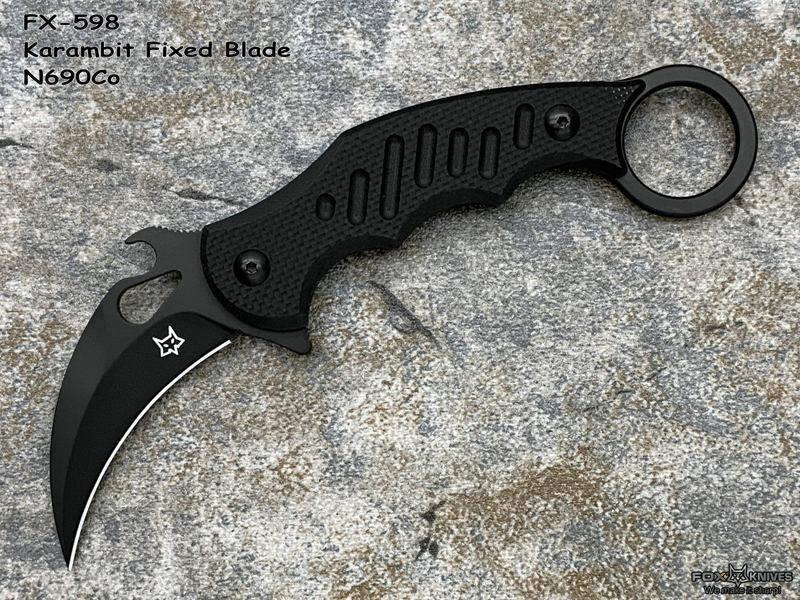 FOX  FX-598 Karambit Fixed Blade N690Co G10 ָצֻ